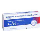 Amlodipin HEXAL plus Valsartan 5 mg/80 mg