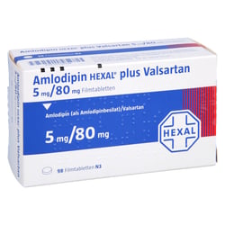Amlodipin HEXAL plus Valsartan 5 mg/80 mg