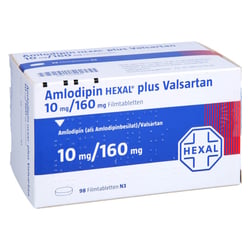 Amlodipin HEXAL plus Valsartan 10 mg/160 mg