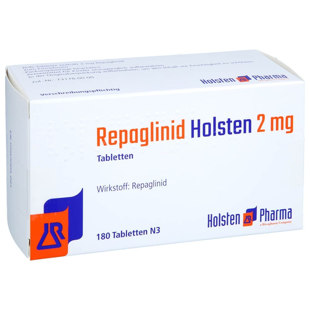 Repaglinid Holsten 2 mg