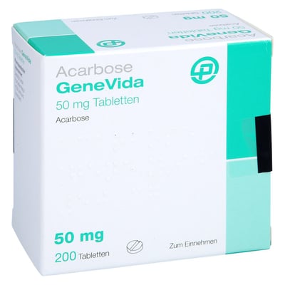 Acarbose GeneVida 50 mg