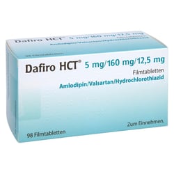 Dafiro HCT 5 mg/160 mg/12,5 mg