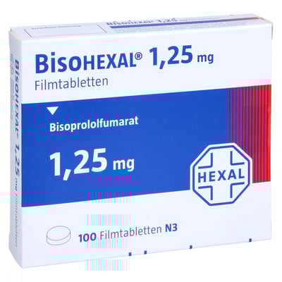 BisoHEXAL 1,25 mg