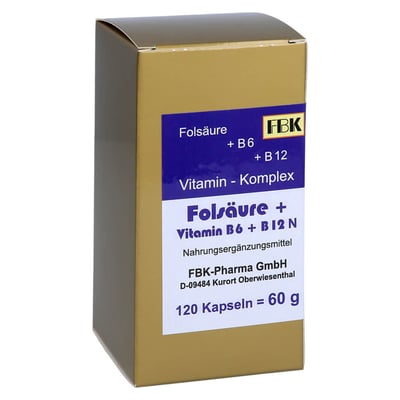 FOLSÄURE+VITAMIN B6+B12 Komplex N Kapseln