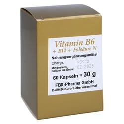 Vitamin B 6 + B 12 + Folsäure N Kapseln