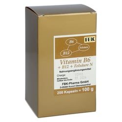 Vitamin B 6 + B 12 + Folsäure N Kapseln
