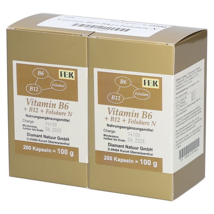 Vitamin B6+b12+folsaeure N