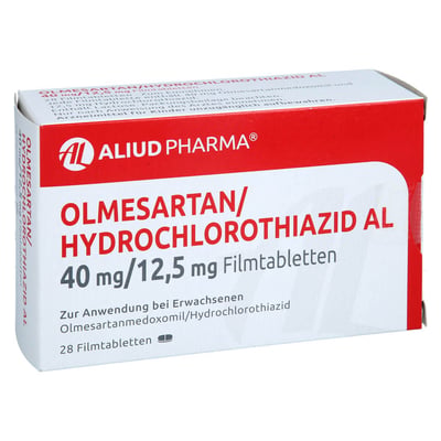 Olmesartan/Hydrochlorothiazid AL 40 mg/12,5 mg Produktbild 1