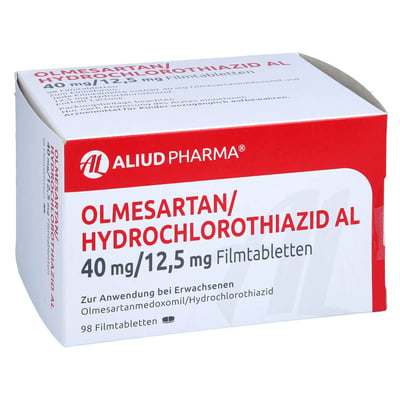 Olmesartan/Hydrochlorothiazid AL 40 mg/12,5 mg Produktbild 1