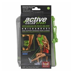 Bort ActiveColor Sport Kniebandage M schw./grün