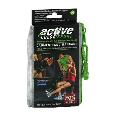 Bort ActiveColor Sport Daumen-Hand-Band.M schw/gr.