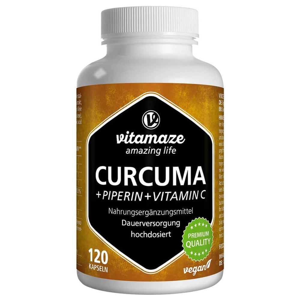 Curcuma + Piperin + Vitamin C vegan