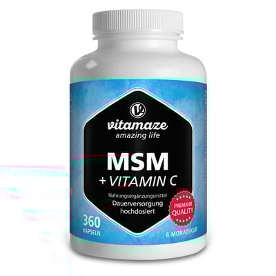 Msm HOCHDOSIERT+Vitamin C Kapseln