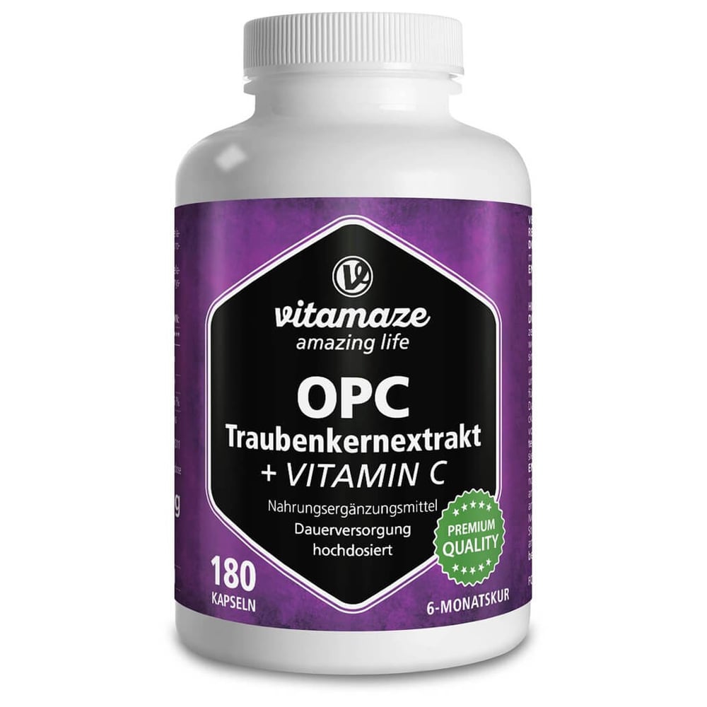 Opc Traubenkernextrakt hochdosiert + Vitamin C