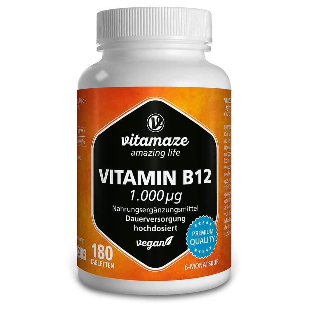 Vitamin B12 1000 ug hochdosiert vegan