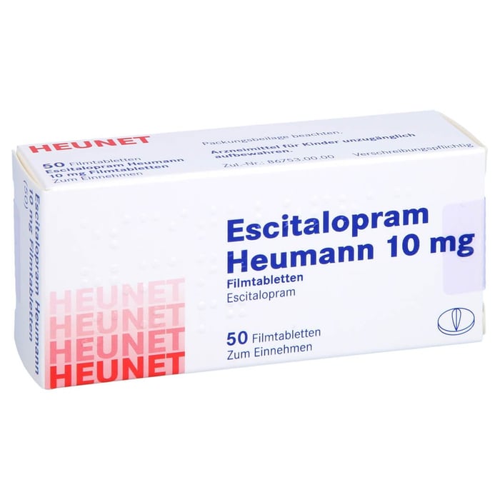 Escitalopram Heumann 10mg Heunet