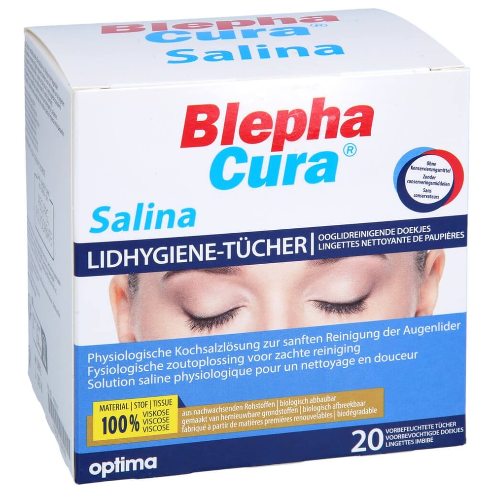 Blephacura Salina Lidhygiene-Tücher