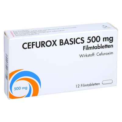 Cefurox Basics 500 mg Sun Produktbild 1
