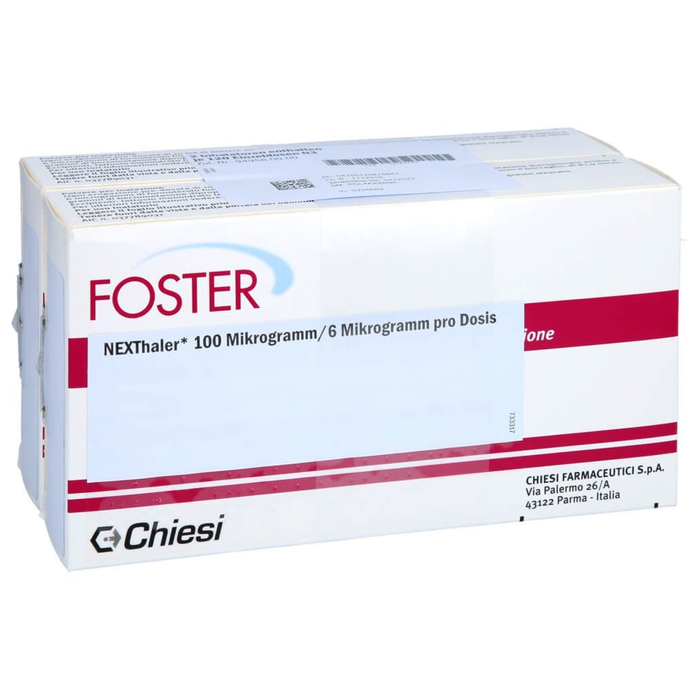 Foster Nexthaler 100/6ug 120 ED Inhalationspulver
