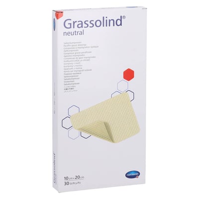 Grassolind Salbenkompressen 10x20 cm steril 1001 Artikel Medical
