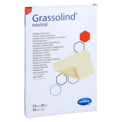 Grassolind Salbenkompressen 7,5x10 cm steril 1001 Artikel Medical