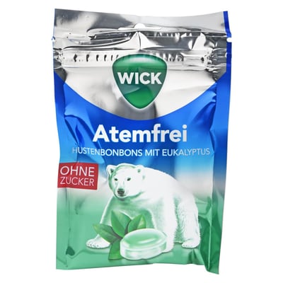Wick Atemfrei Eukalyptus Bonbons ohne Zucker