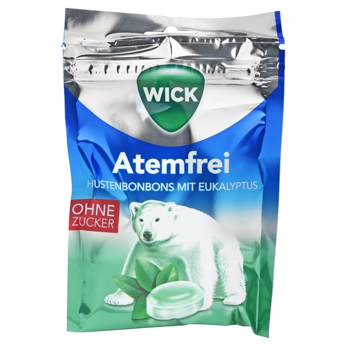 Wick Atemfrei Eukalyptus Bonbons ohne Zucker