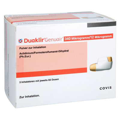 Duaklir Genuair 340ug/12ug Pulver z. Inhalation Produktbild 1
