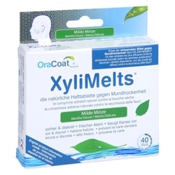 Xylimelts Hafttabletten milde Minze OraCoat