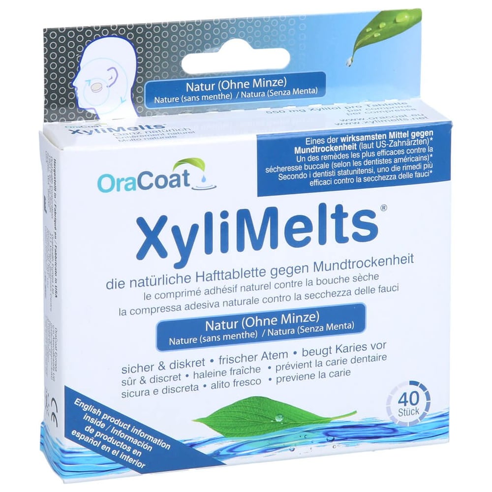 Xylimelts Hafttabletten ohne Minze OraCoat