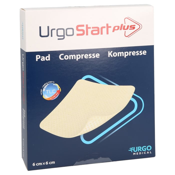 Urgostart Plus Kompresse 6x6 cm