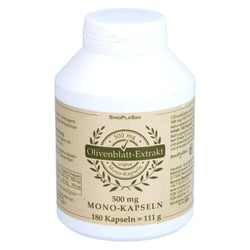 OLIVENBLATT-Extrakt 500 mg Mono-Kapseln