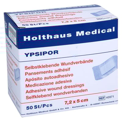 Ypsipor Wundverband steril 5x7.2 cm