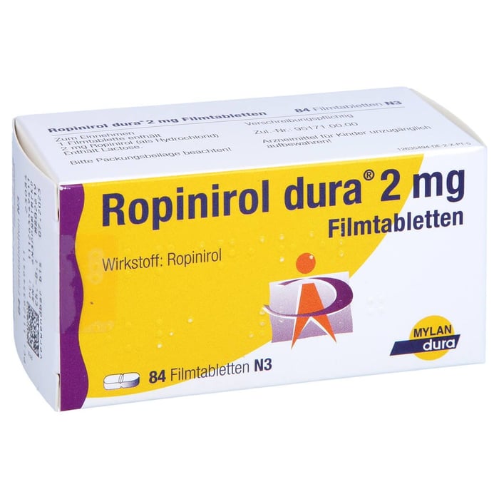 Ropinirol dura 2mg