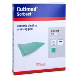 Cutimed Sorbact Saugkompressen 7x9 cm