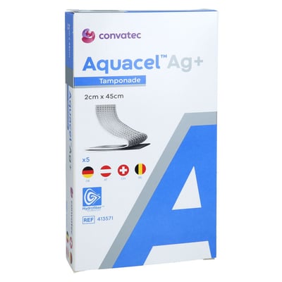 Aquacel Ag+ 2x45 cm Tamp Produktbild 1