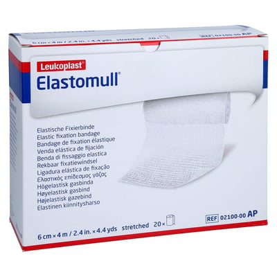 Elastomull 6 cmx4 m elastisch Fixierbinde 2100 1001 Artikel Medical Produktbild 1