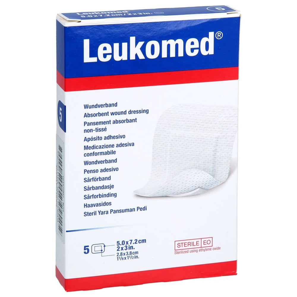 Leukomed sterile Pflaster 5x7,2 cm