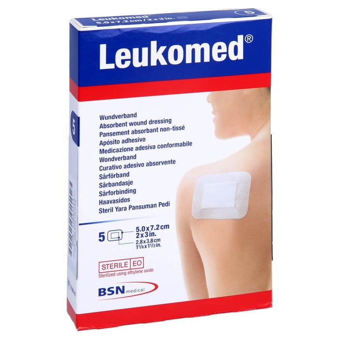 Leukomed sterile Pflaster 5x7,2 cm