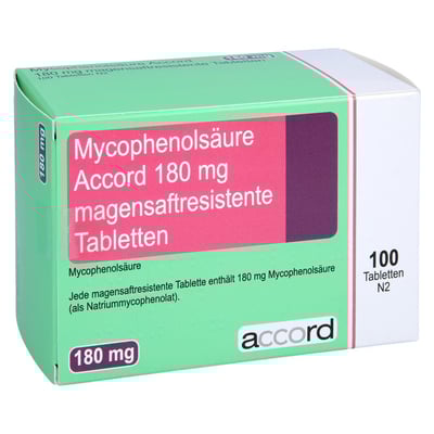Mycophenolsäure Accord 180 mg