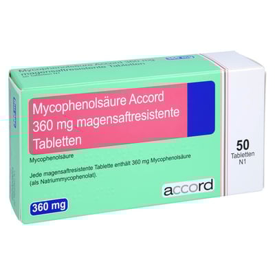 Mycophenolsäure Accord 360 mg