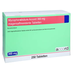 Mycophenolsäure Accord 360 mg