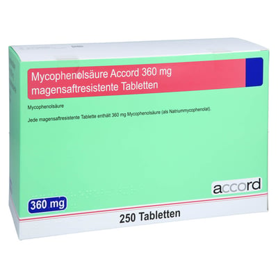 Mycophenolsäure Accord 360 mg