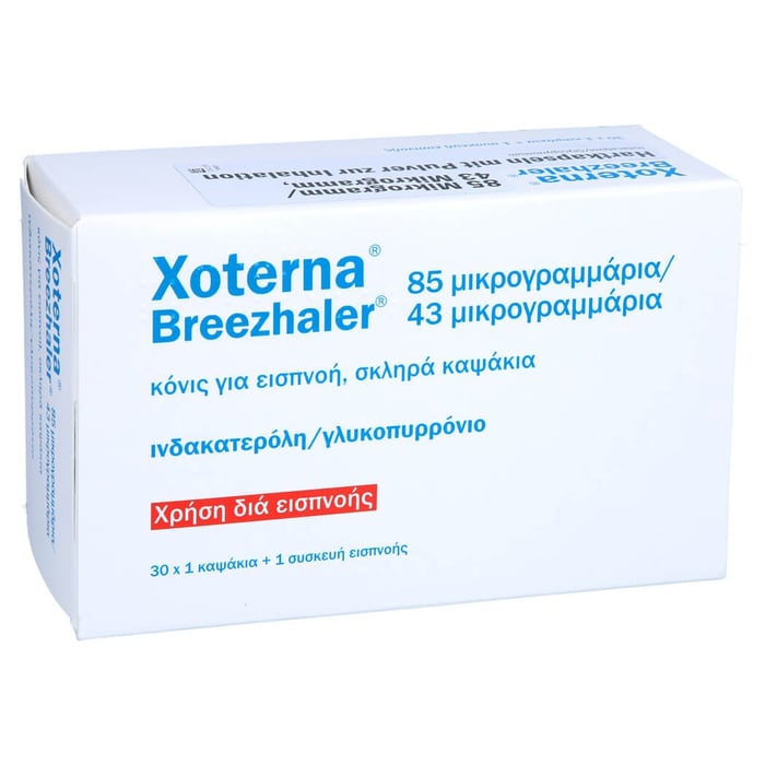 Xoterna Breezhaler 85ug/43ug Hartk.Inh.