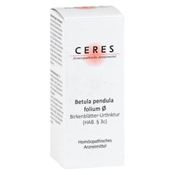 Ceres Betula pendula folium Urtinktur