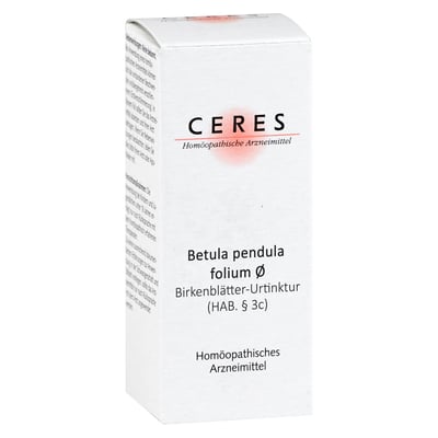 Ceres Betula pendula folium Urtinktur