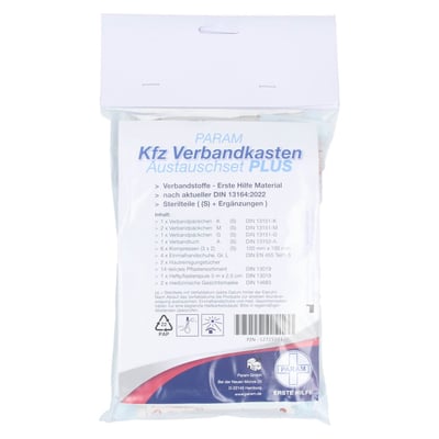 Verbandkasten Austauschset-PLUS-DIN13164-KFZ Param