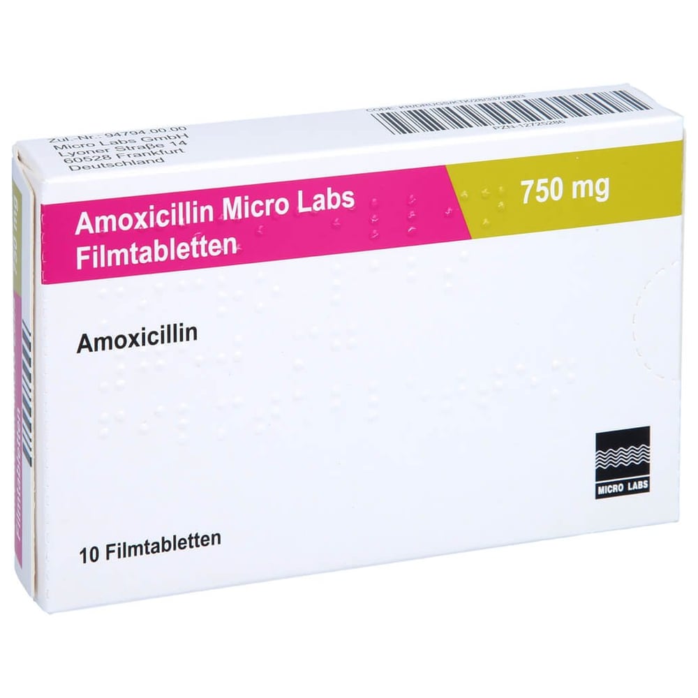 Amoxicillin Micro Labs 750 mg