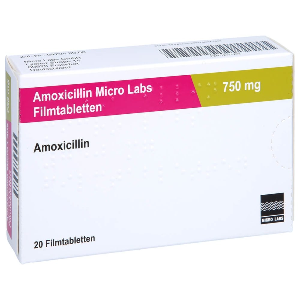 Amoxicillin Micro Labs 750 mg