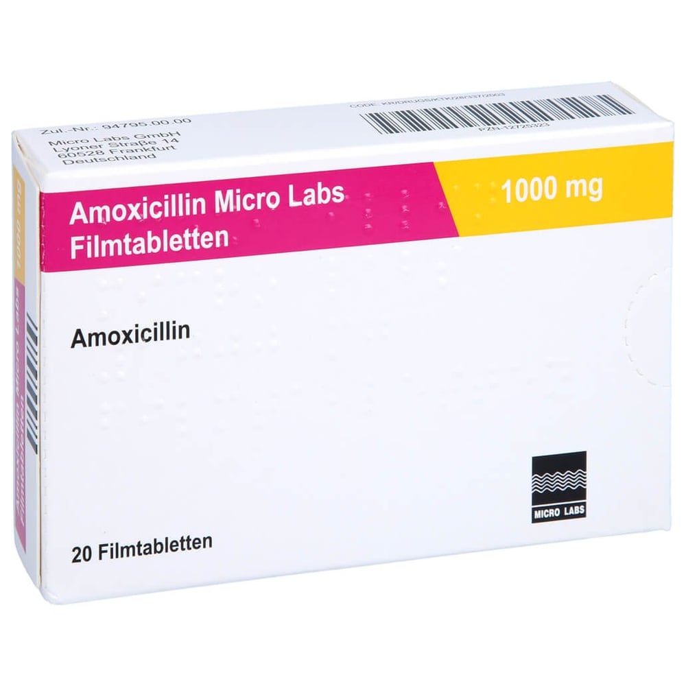 Amoxicillin Micro Labs 1000 mg